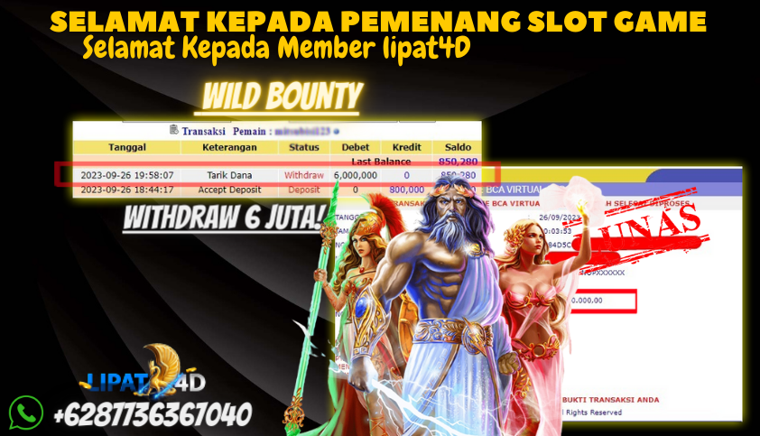 Bukti JP Slot Pragmatic Play - Wild Bounty